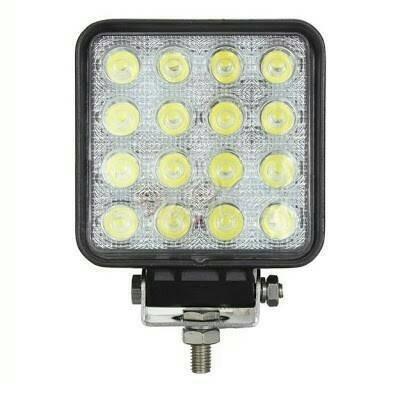 [ X2 ได้ 2 โคม ] ไฟสปอร์ตไลท์ ไฟรถยนต์ 48W เเสงเหลือง Yellow เเสงสว่างเเละเเสงพุ่งเเละกระจาย ไฟหน้ารถ ไฟท้าย ไฟรถมอเตอร์ไซต์ สำหรับรถยนต์ รถจักรยานยนต์ รถมอเตอร์ไซต์ รถไถ รถตู้ รถบรรทุก รถสิบล้อ เรือ บิ๊กไบค์ ATV 12V - 24V งานพรีเมี่ยม จำนวน 2 ชิ้น