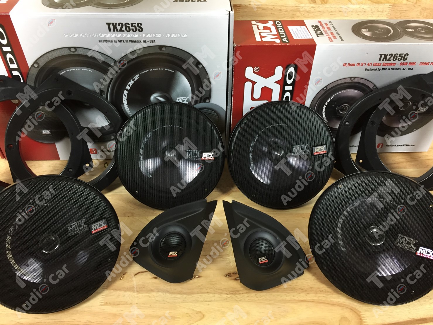 หูช้างตรงรุ่น TOYOTA YARIS - YARIS ATIV 2017-2021 + ลำโพง 6.5” MTX-TX265S + MTX-TX265C + ฐานรองลำโพงตรงรุ่น จำนวน 2คู่ ราคา 5,100 บาท*ส่งฟรี