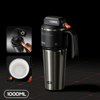 Sidagar 1000ML แก้วเก็บความเย็น ความจุขนาดใหญ่ เคลือบเซรามิค 316 สแตนเลส แก้วน้ํา นอกบ้าน ถ้วยน้ํากลางแจ้ง Sports Cup