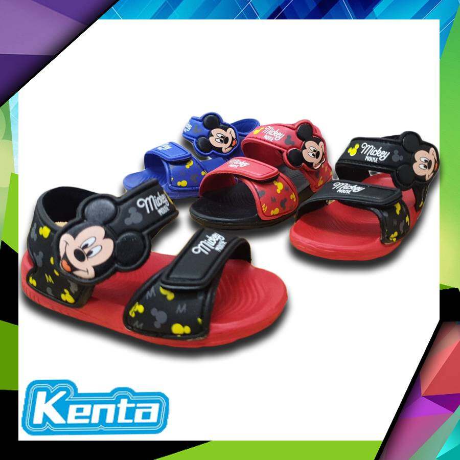 Kenta รองเท้ารัดส้น รองเท้าเด็กน่ารัก Mickey Mouse รุ่น BM32-1XS