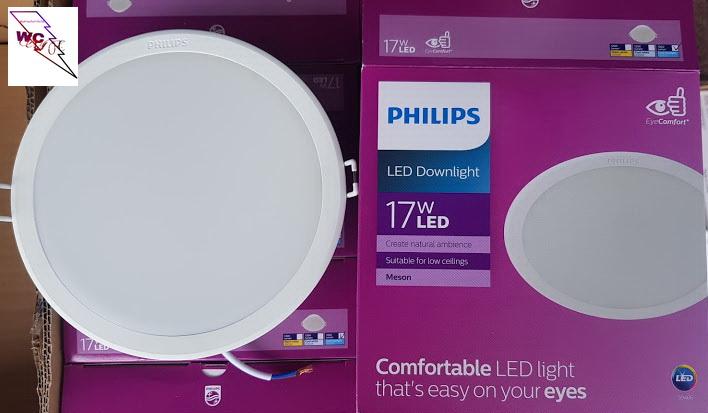 ดาวน์ไลท์ Downlight Philips 17W LED 6นิ้ว ฟิลลิป์ ทรงกลม GEN3 แสงขาว Daylight (รุ่นใหม่) ต้องการใบกำกับภาษีแจ้งได้ค่ะ เลือกชุดได้ (1-4-8-12)