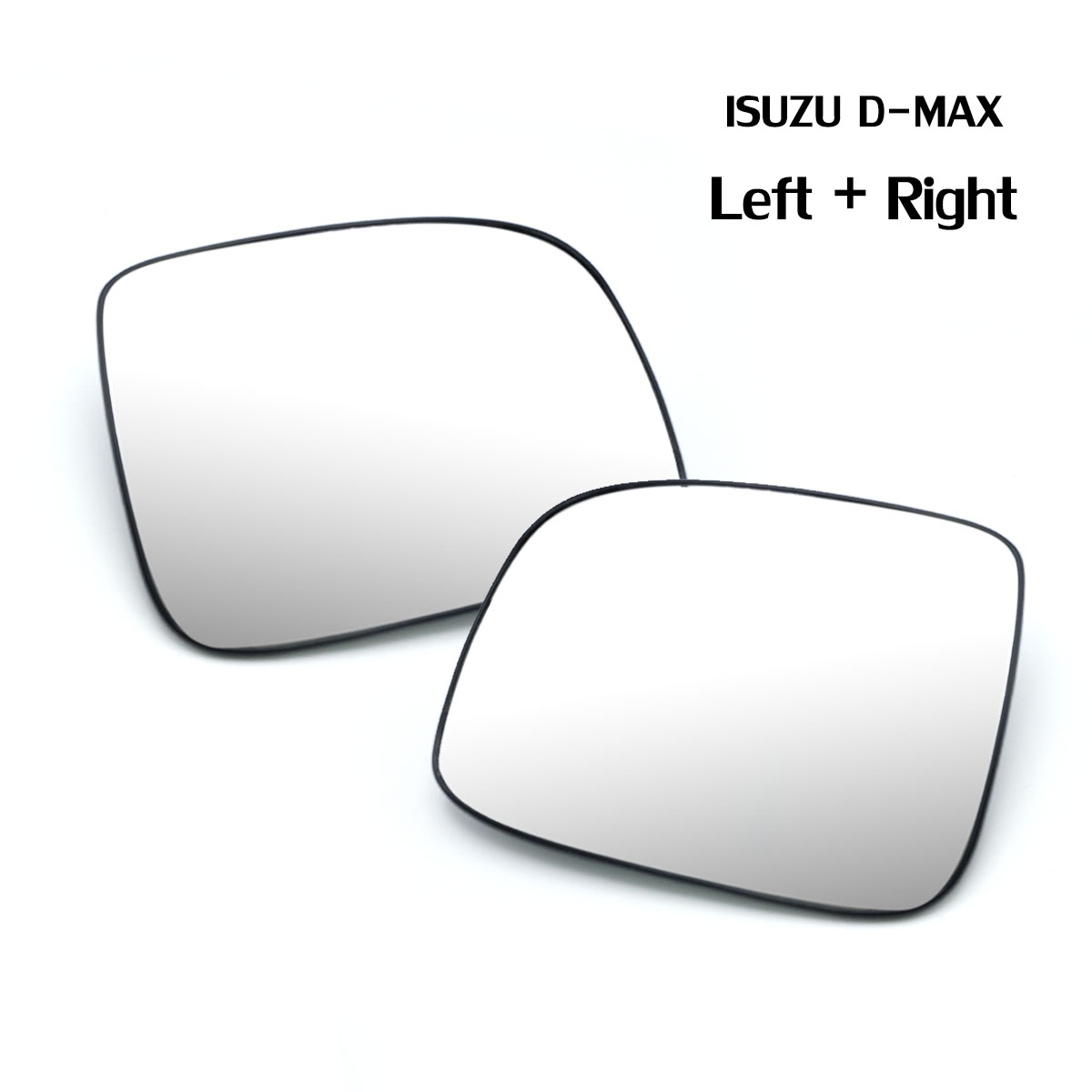 เนื้อเลนส์กระจก ข้าง ขวา+ซ้าย ใส่ Isuzu D-Max Gold series RH+Lh Wing Side Door Mirror Glass Len D-Max Gold series Isuzu 2003-2011 มีบริการเก็บเงินปลายทาง