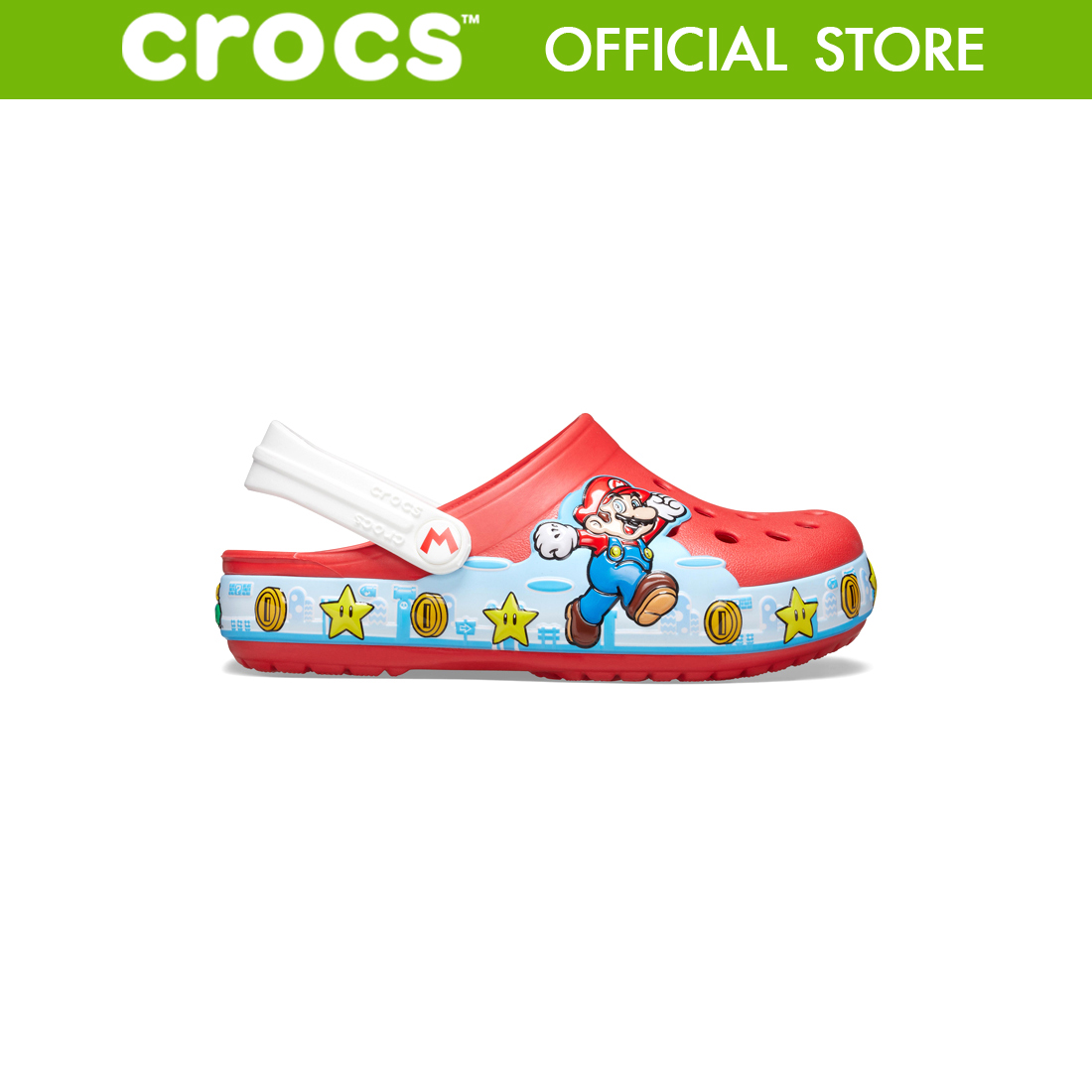 CROCS Fun Lab Super Mario Lights Flame Clog รองเท้าลำลองเด็ก