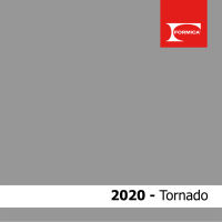 แผ่นโฟเมก้า แผ่นลามิเนต ยี่ห้อ Formica สีเทา รหัส 2020 Tornado พื้นผิวลาย Matte (UN) ขนาด 1220 x 2440 มม. หนา 0.80 มม. ใช้สำหรับงานตกแต่งภายใน งานปิดผิวเฟอร์นิเจอร์ ผนัง และอื่นๆ เพื่อเพิ่มความสวยงาม formica laminate 2020UN