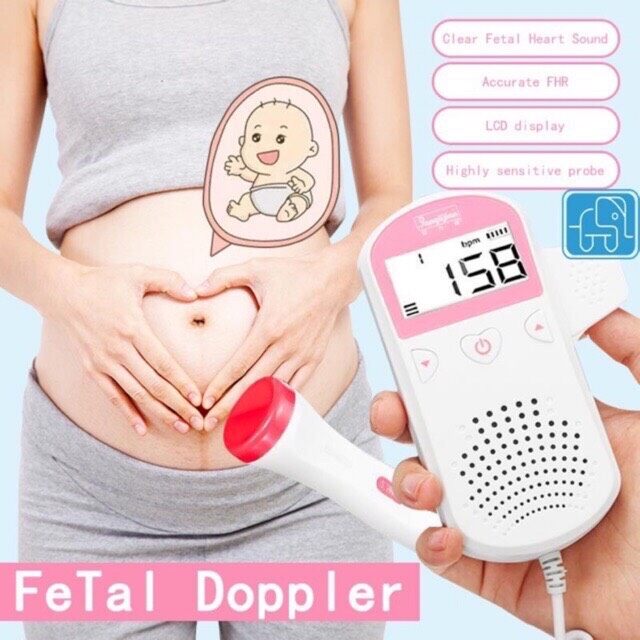 E01+E02เครื่องฟังเสียงหัวใจทารกในครรภ์ สำหรับคุณแม่ เครื่องฟังเสียงหัวใจทารกในครรภ์