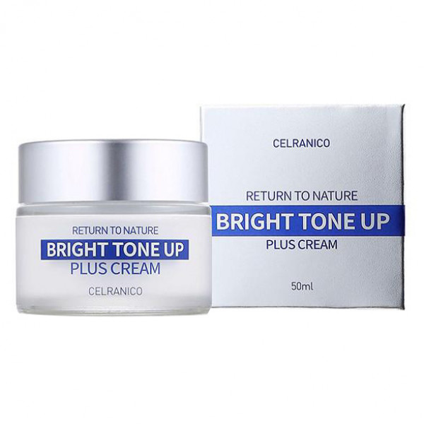 [โทนอัพครีมเกาหลีใช้ดีมาก] โทนอัพครีมระดับพรีเมียม CELRANICO  RETURN TO NATURE BRIGHT TONE UP PLUS CREAM