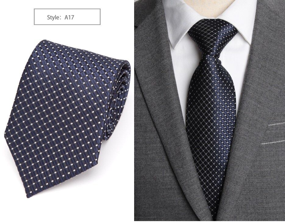 เนคไท เน็คไท Ties Men Classic Business Formal Business Wedding Dress Tie Mens Gifts Stripe Grid Fashion Shirt Dress Accessories 8cm Necktie