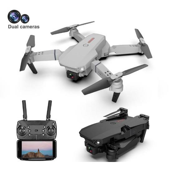 【HOT SALE】 โดรน E88 PRO 529 บาท รุ่นขายดี Drone Pro กล้อง2ตัว DM107s WIFI ถ่ายภาพ บินนิ่ง ถ่ายวีดีโอ กล้อง โดรนไร้สาย โดรนบังคับ