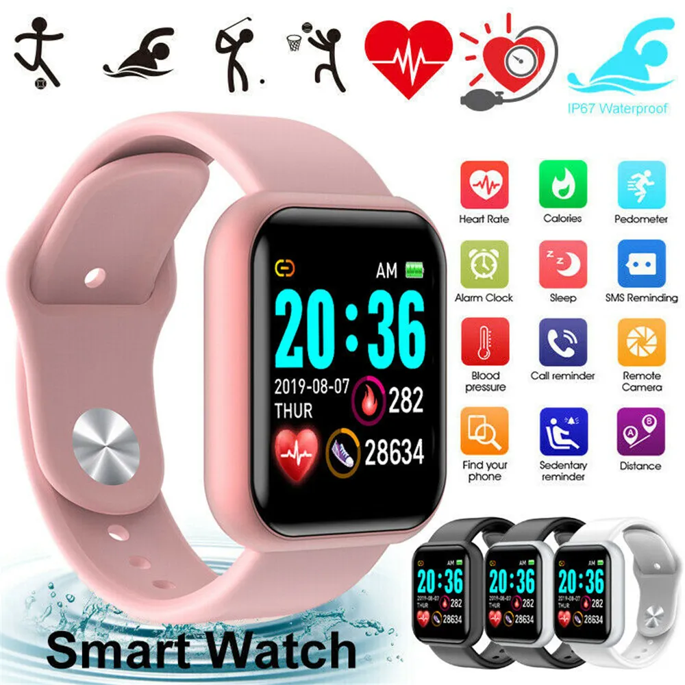 【พร้อมส่งจากไทย】ของแท้ 100% Smart watch D20 นาฬิกาอัจฉริยะ นาฬิกาบลูทูธ จอทัสกรีน IOS Android วัดชีพจร นับก้าว เดิน วิ่ง สมาร์ทวอท นาฬิกาข้อมือ นาฬิกา นาฬิกาผู้ชาย นาฬิกาผู้หญิง คล้ายD20 ทันสมัย แฟชั่น ราคาถูก นาฬิกาสมาทวอช ของแท้นาฬิกาสมาทวอช D20 Y68