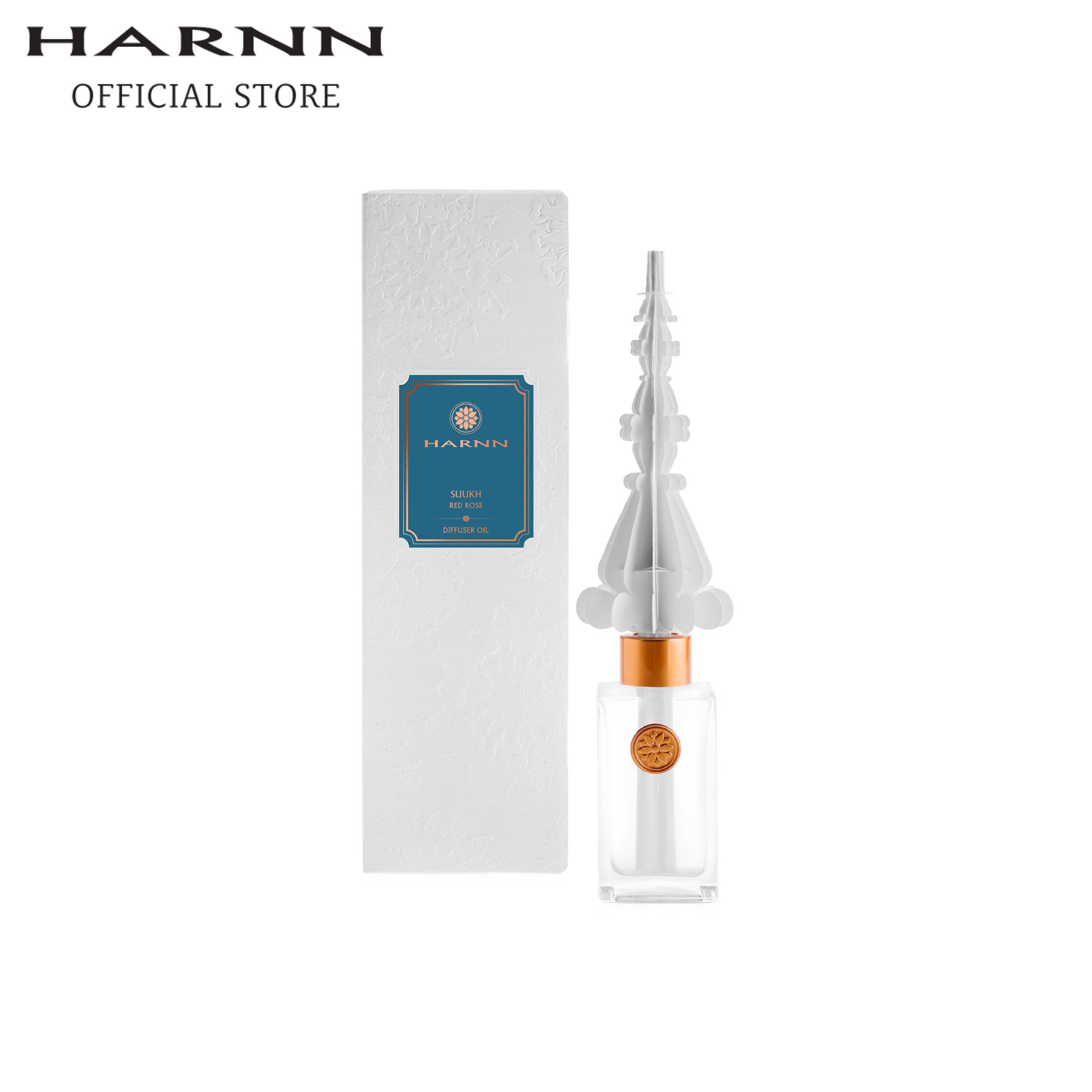 เจลดับกลิ่น น้ำหอมปรับอากาศภายในบ้านกลิ่นหอมสดชื่น HARNN SUUKH RED ROSE DIFFUSER OIL 100 ML. น้ำมันหอมระเหย ก้านไม้หอมกระจายกลิ่น น้ำหอมในบ้าน ก้านไม้หอม น้ำหอมปรับอากาศ น้ำหอม