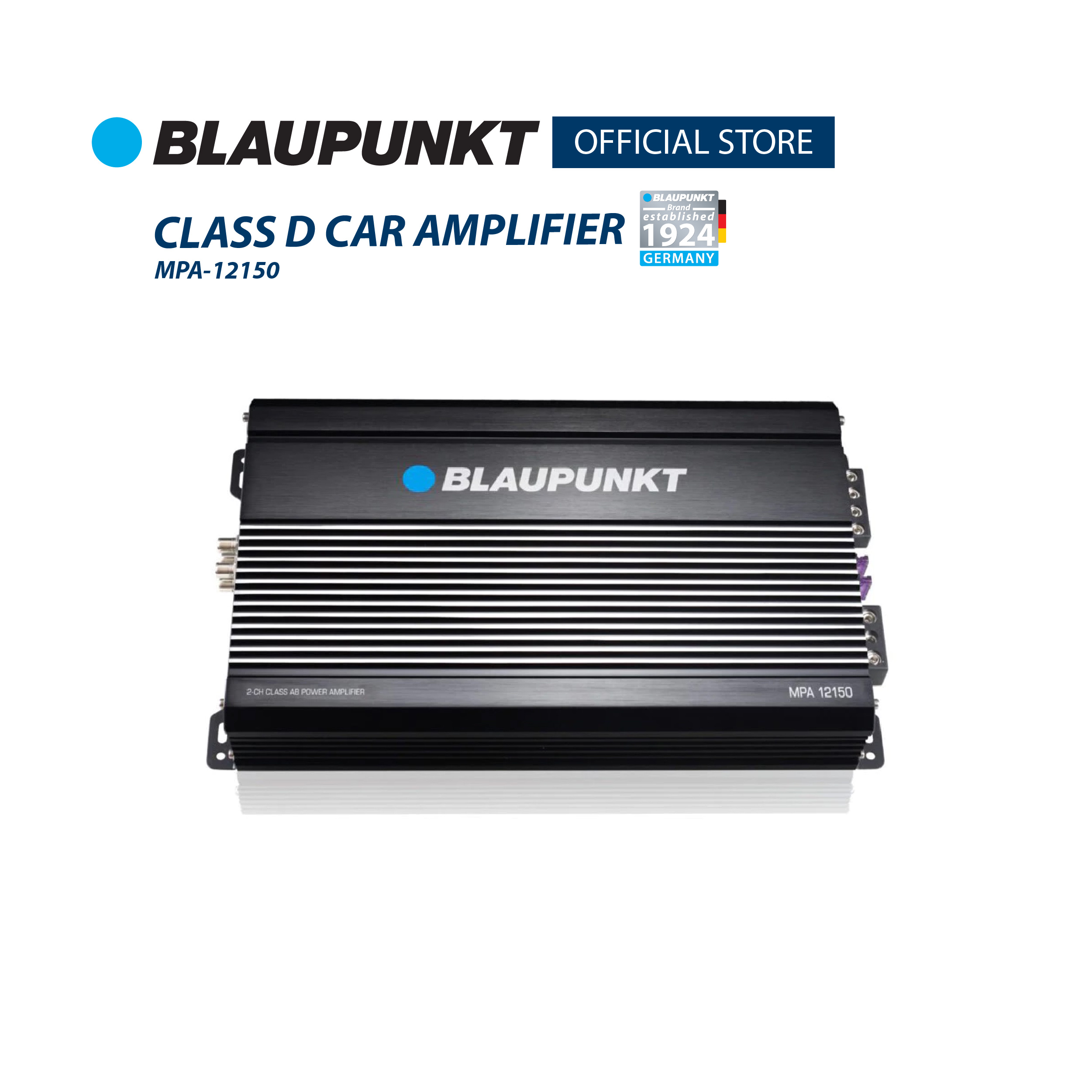 Blaupunkt Car Power Amplifier, Size 10 Inches, Aluminum Material, Class Ab, Model Mpa12150 ราคา 3,390 บาท*ส่งฟรี
