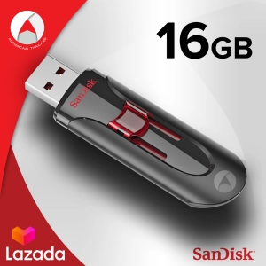สินค้า Sandisk CRUZER GLIDE USB 3.0 Flash Drive 16GB (SDCZ600_016G_G35) เมมโมรี่การ์ด แซนดิส แฟลซไดร์ฟ อุปกรณ์จัดเก็บข้อมูล ถ่ายโอนข้อมูล คอมพิวเตอร์ โน๊ตบุ๊ค Notebook PC รับประกัน Synnex 5 ปี