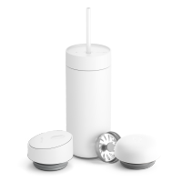 Fellow - Carter 3-in-1 Sip System 16oz แก้วเก็บความเย็น แก้วน้ำเคลือบเซรามิก
