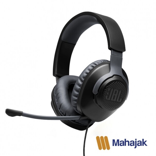 หูฟังเกมมิ่ง JBL Quantum 100 | USB wired over-ear professional gaming headset with head-tracking enhanced JBL Quantum SPHERE 360™