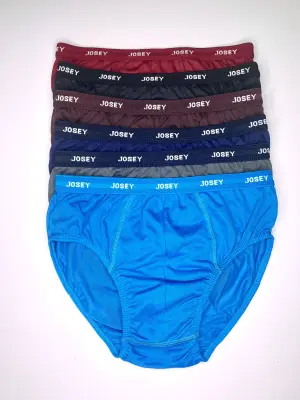 กางเกงในชาย S.SENT รุ่นโชว์ขอบ JOSEY แพ็ค 6 ตัว [สำหรับผู้ใหญ่]
