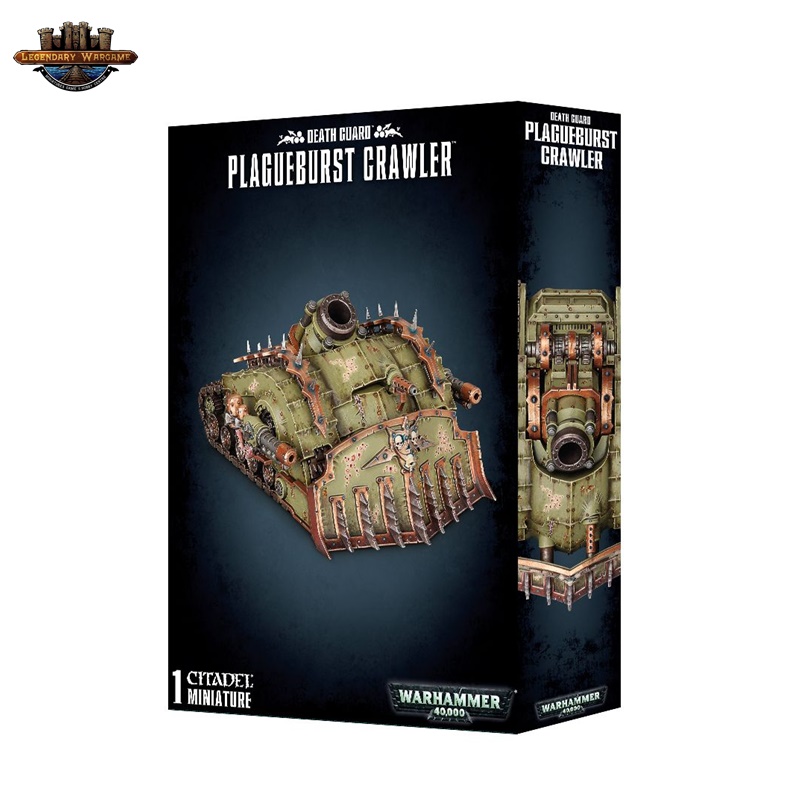 [Fพร้อมส่ง]WARHAMMER DEATH GUARD PLAGUEBURST CRAWLER โมเดลเกมสนามจำลอง