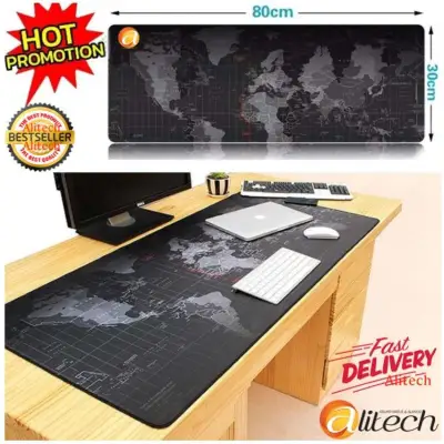 Eco mousepads Size 80 x 30 cm Large mouse pad works well map the world