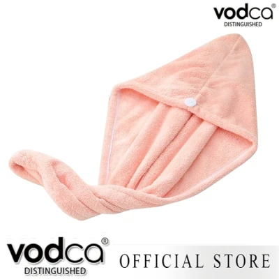 Vodca-พร้อมส่ง หมวกคลุมผมอาบน้ำไมโครไฟเบอร์ ดูดซับน้ำไว รหัส MS-0221