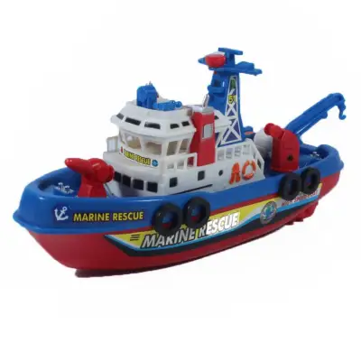 BKLเรือของเล่น เรือใส่ถ่าน เรือกู้ภัยพ่นน้ำ หรือ เรือสปีดโบร์ท ของเล่นในอ่างน้ำ