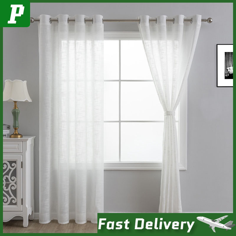 เลือกซื้อ ผ้าม่าน PAL ผ้าม่านโปร่ง กรองแสง แบบม่านตาไก่ สไตล์โมเดิร์น มีหลากหลายขนาด ผ้าม่านผ้าโปร่ง ม่านโปร่งแสง  ผ้าโปร่ง ผ้าม่าน ผ้าม่านสำเร็จรูป ม่านแป๊บ ราคาพิเศษ มีเก็บเงินปลายทาง