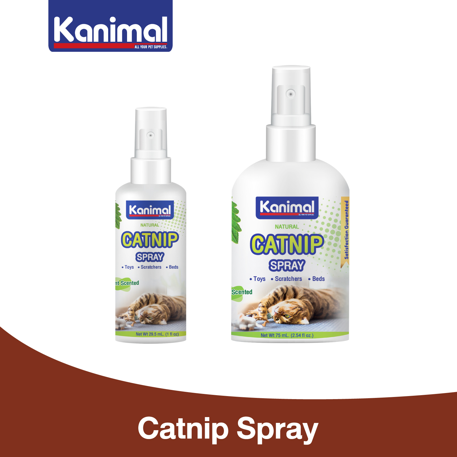 Kanimal Catnip Spray Cat Toy Natural Playing Catnip Spray For Toys, Scratcher, Beds For Cat All Life Stages ราคา 64 บาท*ส่งฟรี