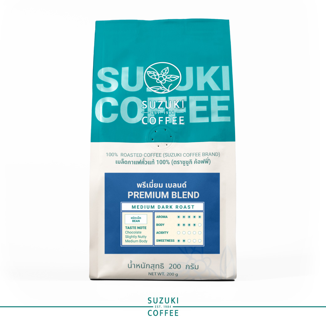 SUZUKI COFFEE Premium Blend - Medium Dark ราคา 233 บาท*ส่งฟรี