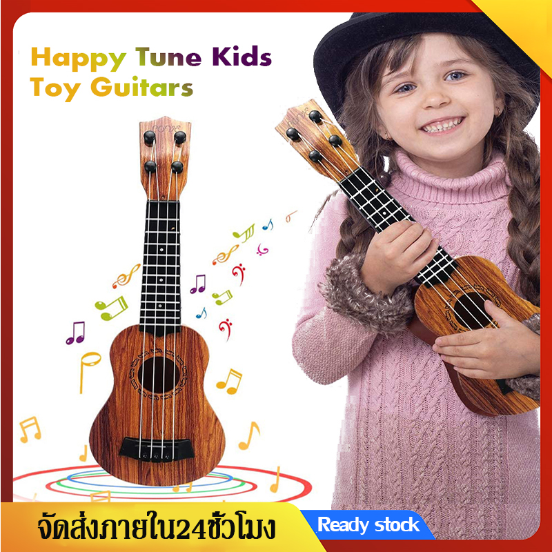อูคูเลเล่ Ukulele กีตาร์อูคูเลเล่ 14 นิ้ว เครื่องดนตรี อูคูเลเล่ไม้ อูคูเลเล่เด็กเล่น กีตาร์ตัวเล็กสำหรับเด็ก อูคูเลเล่ โซพราโน่ Mini Four-string Guita Toy คอนเสิร์ต MY153