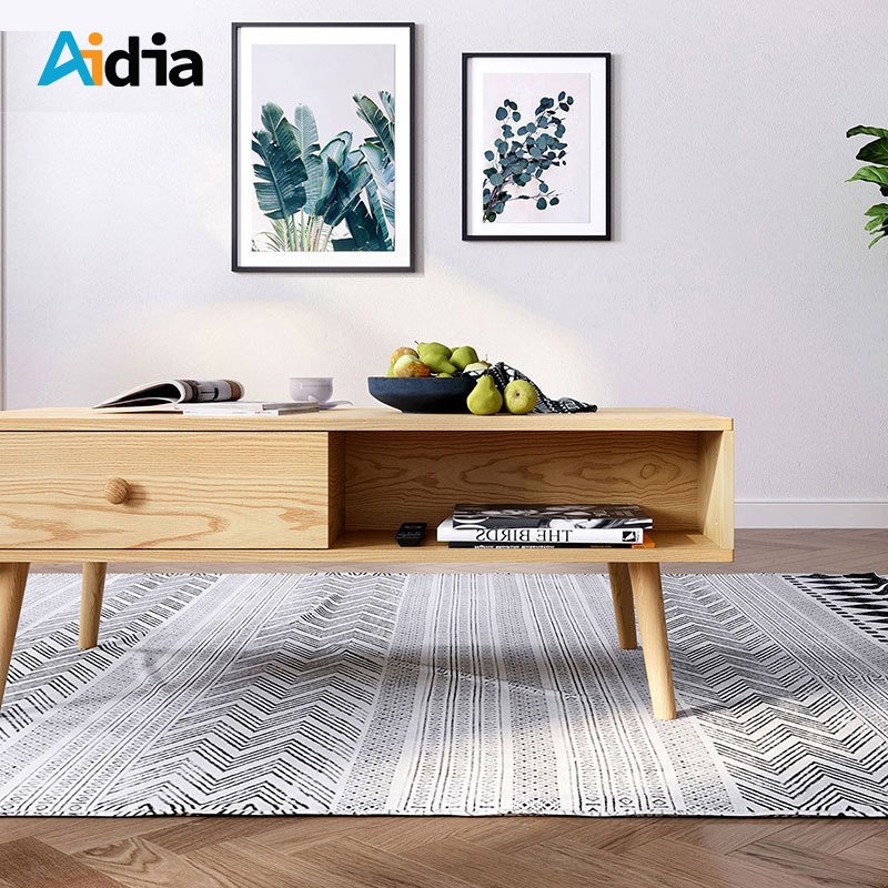 Aidia โต๊ะกลางไม้สไตล์ญี่ปุ่น W50xL118xH45 cm. โต๊ะ โต๊ะไม้ โต๊ะกาแฟ โต๊ะกลางโซฟา Japan Serie Coffee Table ราคา 3,890 บาท*ส่งฟรี