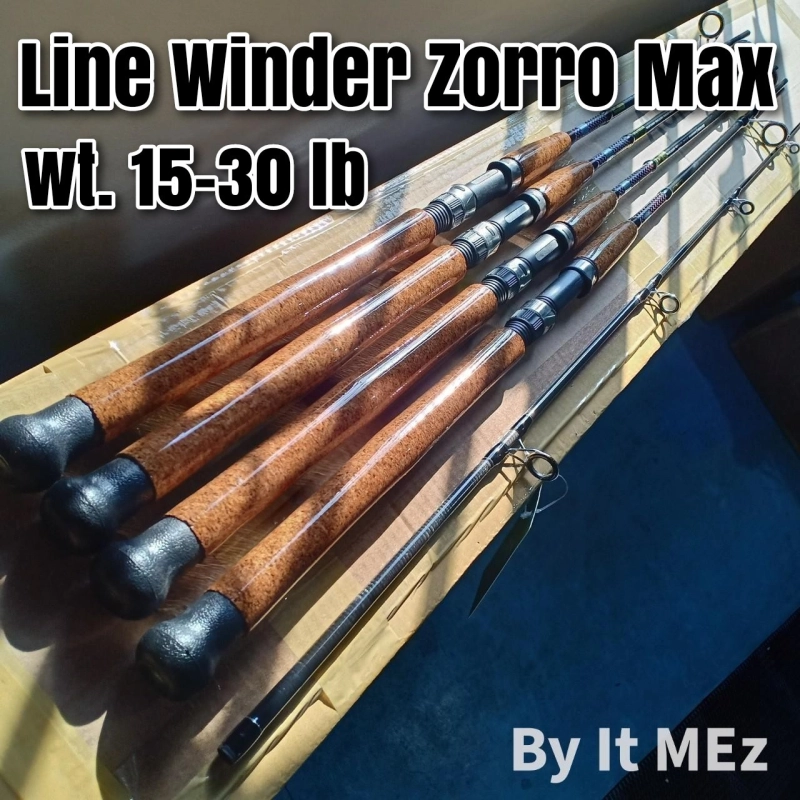 ภาพหน้าปกสินค้าราคาถูก  คันเบ็ดตกปลา คันหมาป่า Line Winder Zorro Max รุ่นใหม่ ด้ามก๊อก กราไฟท์ Line wt 15 - 30 lb Spinning จากร้าน It'ME บน Lazada