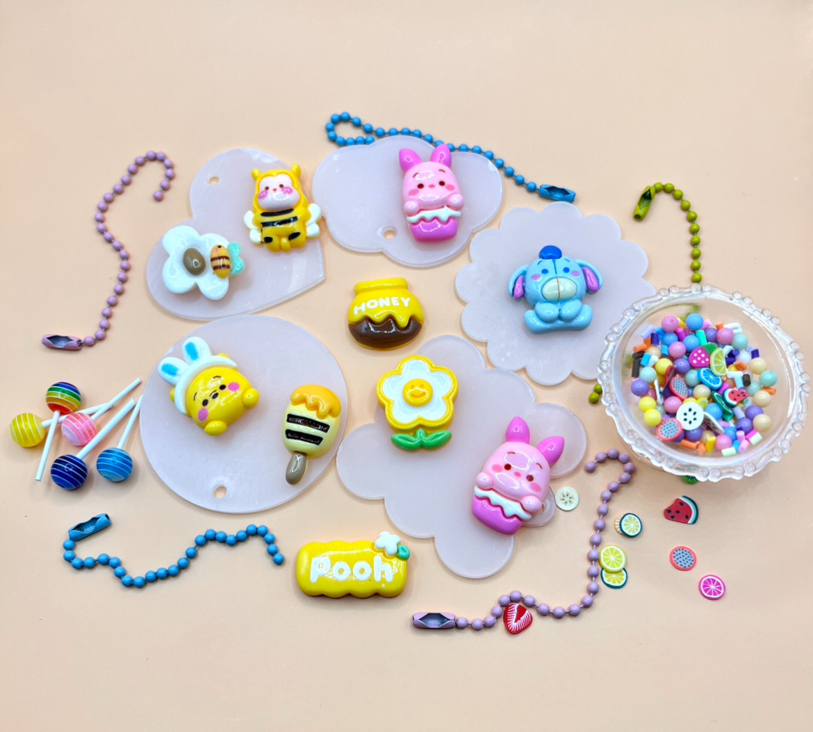 ชุดของเล่นถ้วยไอศกรีมชุดทำพวงกุญDIY ชุด JT DIY ตกแต่งเสริมจินตนาการ พร้อมส่งจากไทย B025