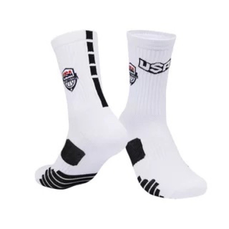 ถุงเท้าบาส , ถุงเท้าแฟชั่น  Just do it. , USA , Elite , All star  NBA Basketball Socks  ,  Sport Socks