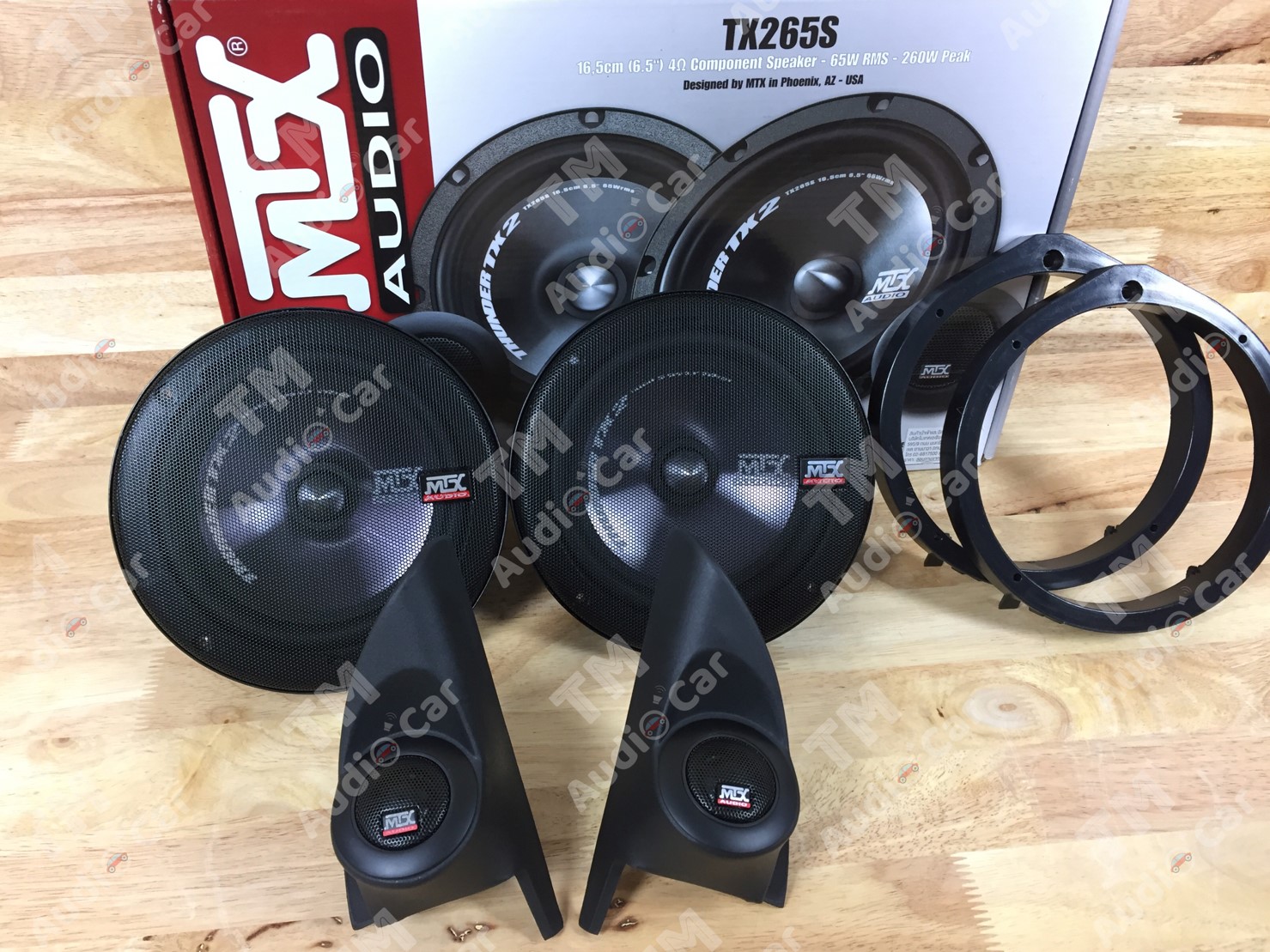 หูช้างตรงรุ่น HONDA CITY 2008-2013 + ลำโพงแยกชิ้น 6.5” MTX-TX265S 260W + ฐานรองลำโพงตรงรุ่น จำนวน 1คู่ ราคา 3,190 บาท*ส่งฟรี