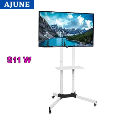 AJUNE TV stand with floor drop you floor model S11 -W (white color) (supports TV size lf-32-inch) High Quality Sleev prompt goods wholesale