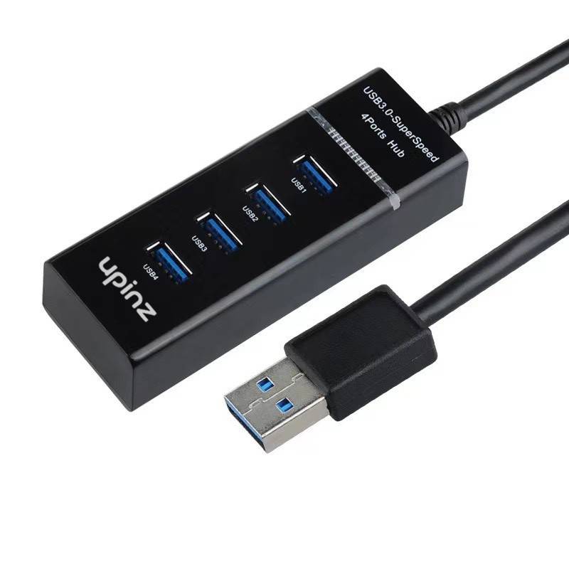 Upinz รุ่น UP303 HUB USB3.0 fast speed โอนถ่ายข้อมูลได้รวดเร็ว ทันใจ 4 พอร์ต(พร้อมส่งค่ะ)