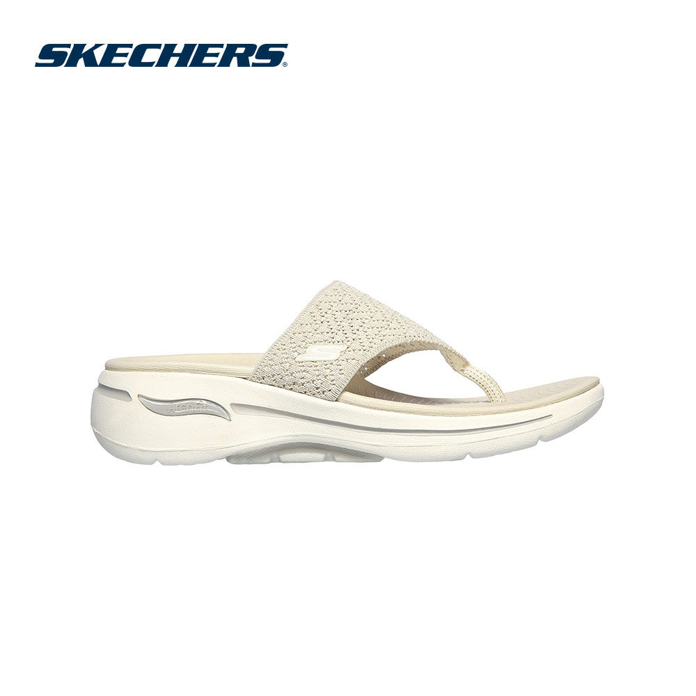Skechers สเก็ตเชอร์ส รองเท้าแตะ ผู้หญิง GOwalk Arch Fit On-The-Go Sandals Shoes - 140221-NAT