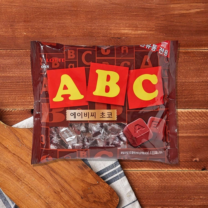 พร้อมส่ง/ถูกสุดเพราะเป็นร้านขายส่ง ขนมเกาหลี ABC ขนมช็อกโกแลต (Lotte) ABC초콜렛