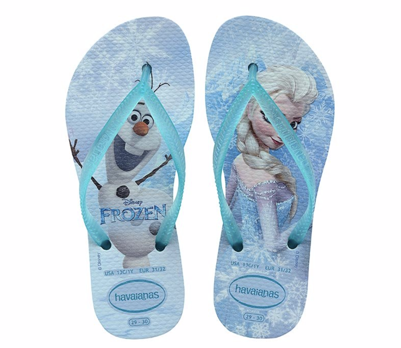 รองเท้าเด็ก Havaianas Disney's Frozen(ความยาวรองเท้า 15 cm.)**ของเเท้**