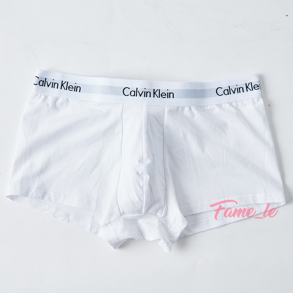 กางเกงในชาย Calvin Klein underwear Calvin Klein กางเกงในผู้ชาย กางเกงในทรงบ็อกเซอร์ กางเกงชั้นในชาย ใส่สบาย  ผ้ามีความยืดหยุ่นเป็นพิเศษ