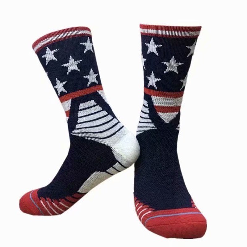 ถุงเท้าบาส , ถุงเท้าแฟชั่น  Just do it. , USA , Elite , All star  NBA Basketball Socks  ,  Sport Socks