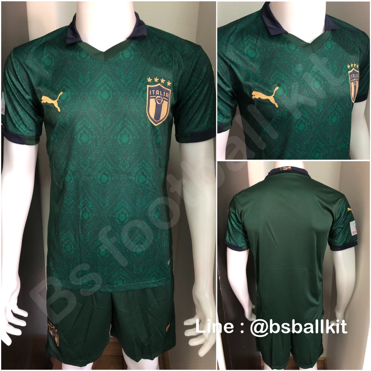 ชุดฟุตบอลทีมชาติ อิตาลี 2020 มี3แบบ (ได้ทั้งเสื้อและกางเกง)