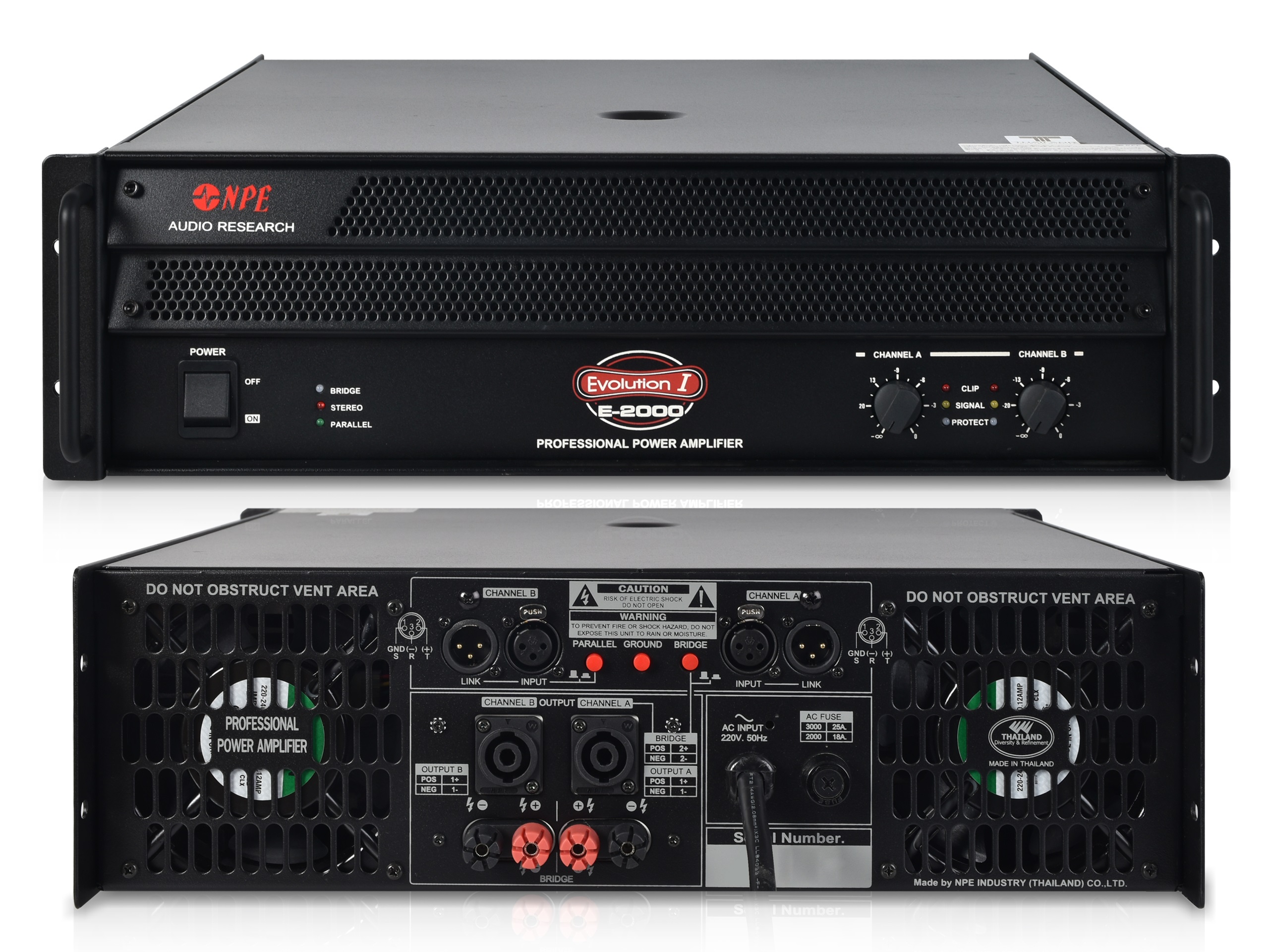 NPE POWER AMPLIFIER E-2000 ราคา 17,000 บาท*ส่งฟรี