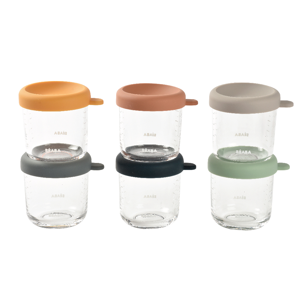 BEABA Set of 6 250 ml Glass Portions Assorted ราคา 3,290 บาท*ส่งฟรี