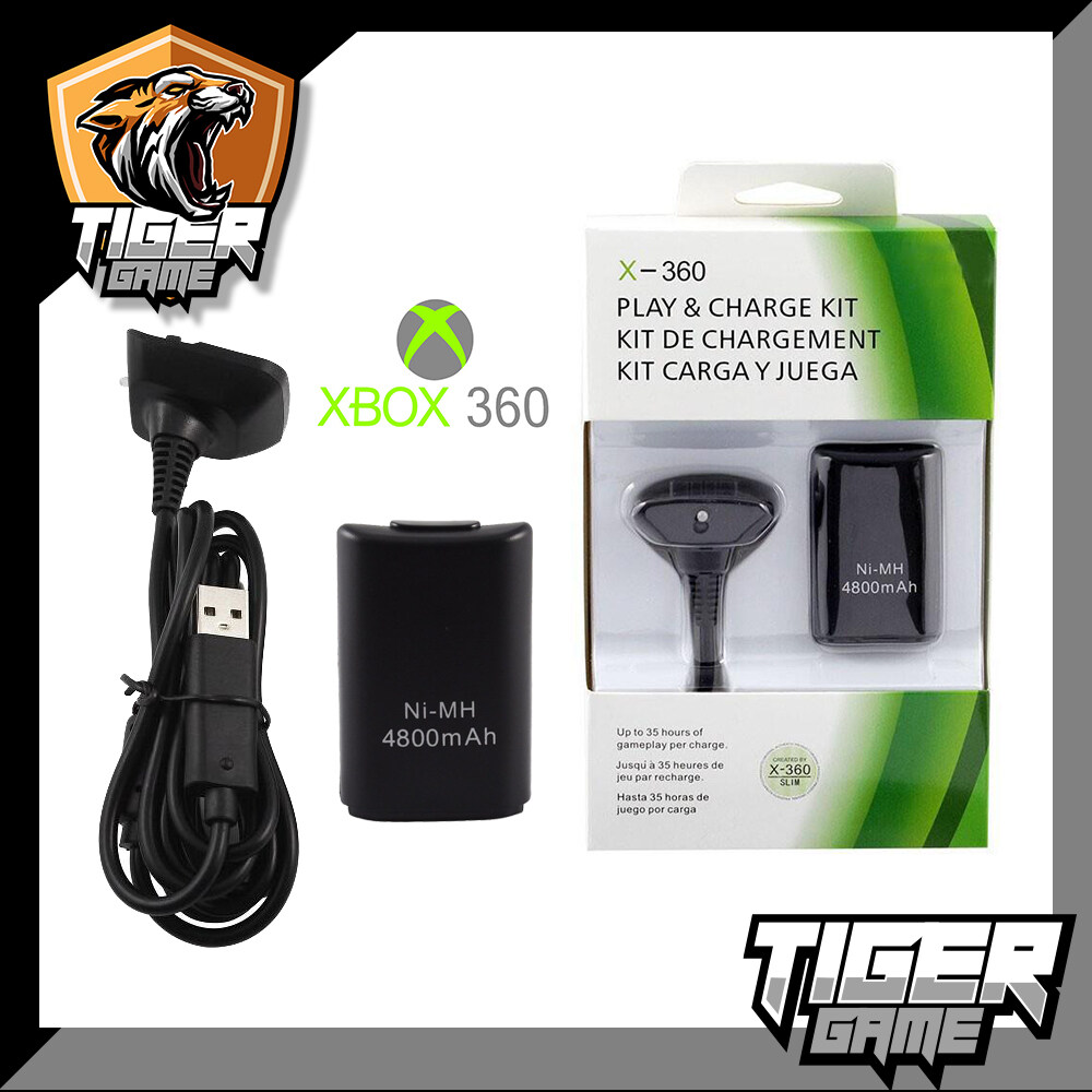 ถ่านชาร์จจอย Xbox 360 พร้อมสายชาร์จจอย (ถ่านชาร์จ Xbox 360)(สายจอย Xbox 360)(สายชาร์จจอย Xbox 360)(USB for Xbox360 Controller)