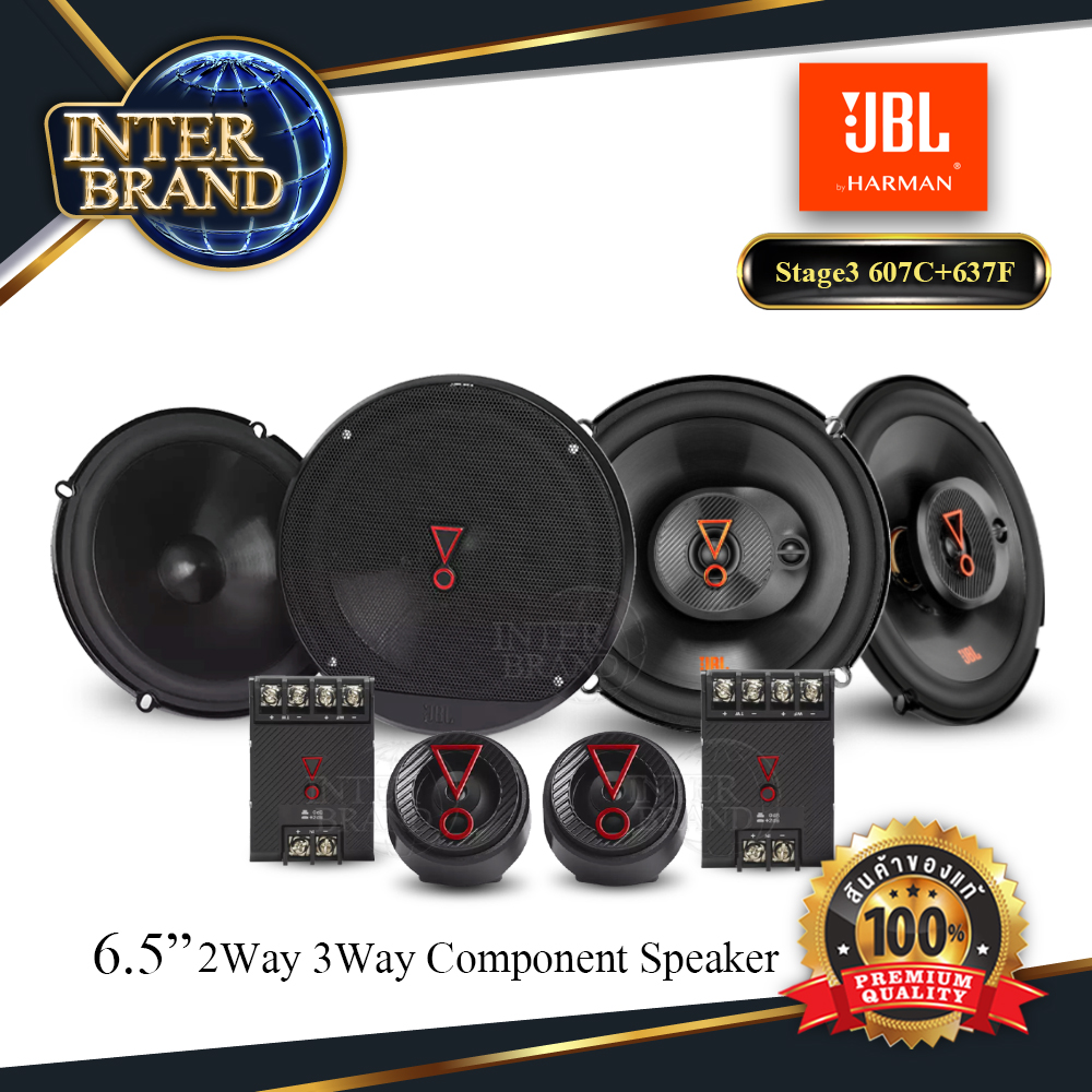 (1 Set) Car Speaker Upgrade Kit Car Speakers, Coaxial Speakers, 6.5 Coaxial Speakers Separate Speakers, Size 6.5 Inches, 2-Way, 3-Way, Genuine Jbl Stage3 637F Stage3 607C Stage2 634 Stage2 604C, Guaranteed Great Sound. Enhances the Listening Experience fo ราคา 4,195 บาท*ส่งฟรี