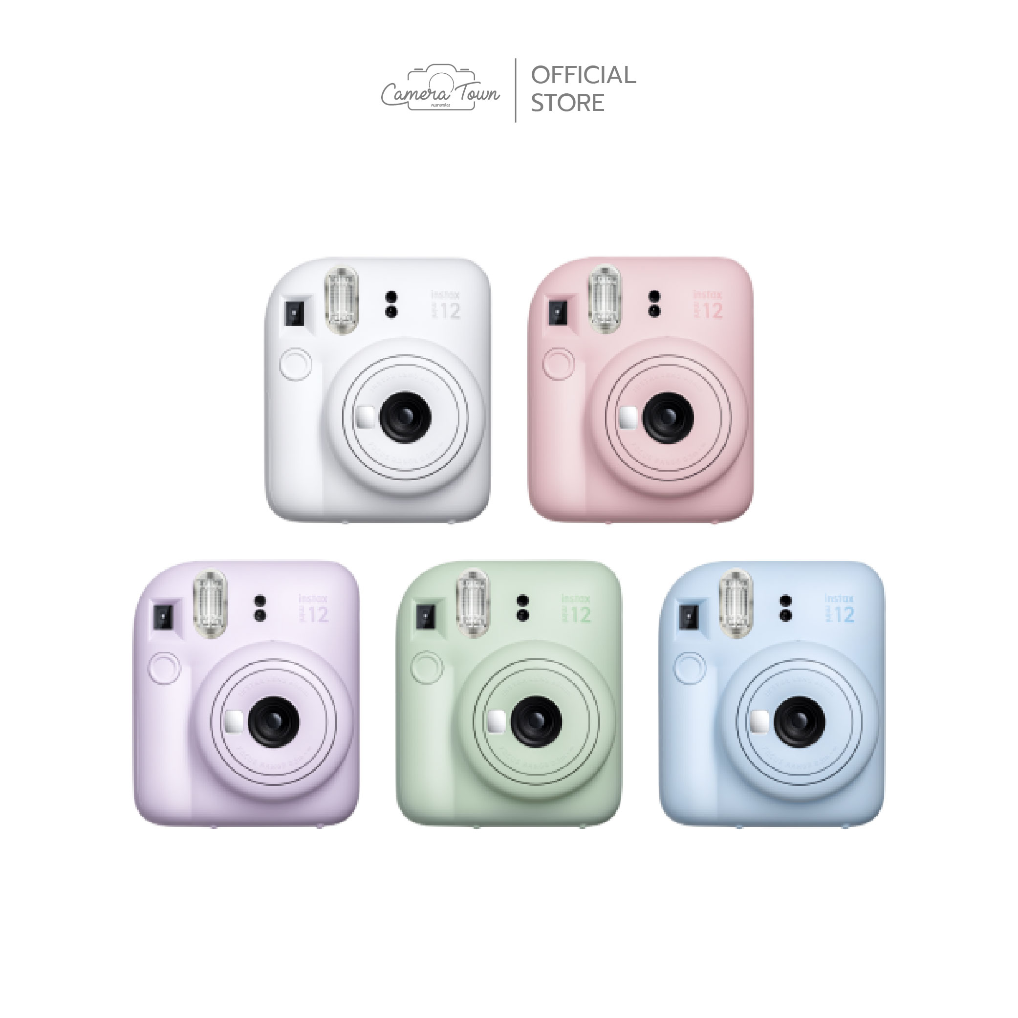 กล้องอินสแตนท์ FUJIFILM INSTAX MINI 12 [ประกันศูนย์ 6 เดือน] ราคา 2,990 บาท*ส่งฟรี