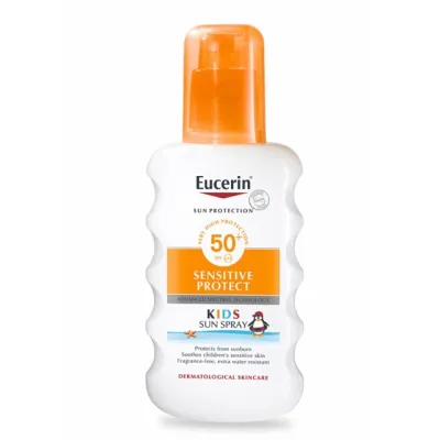 Eucerin Sun Kids Spray SPF50+ 200ml ยูเซอริน ซัน คิดส์ SPF50+ สเปรย์กันแดดสำหรับเด็ก 200มล