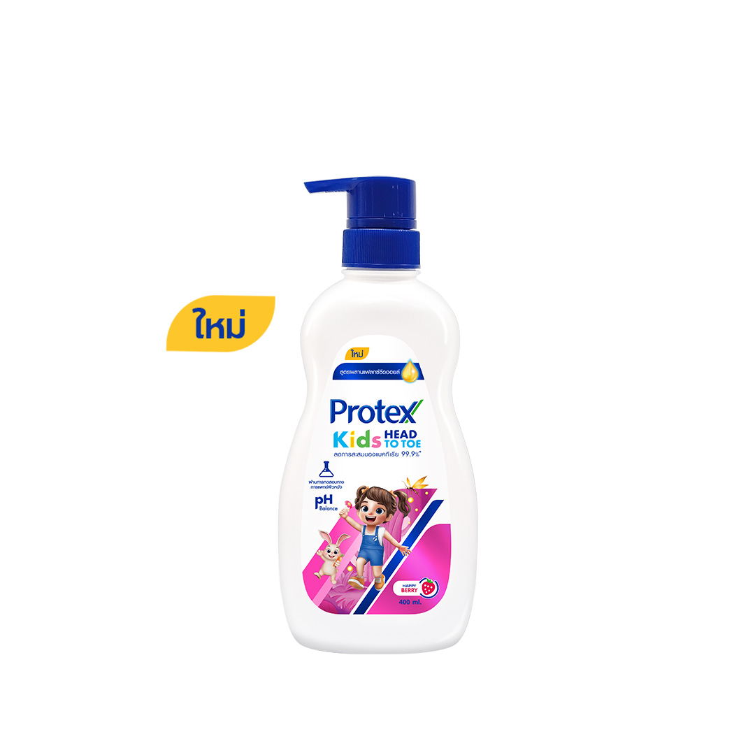[มี 2 สูตรให้เลือก] เจลอาบน้ำ โพรเทคส์ คิดส์ เฮดทูโท 400 มล. Protex Kids Shower Gel Head To Toe 400ml
