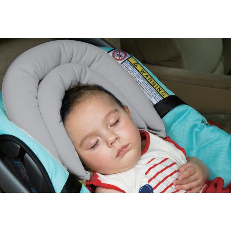 Akachan Double Head Rest ชุดเบาะรองนอนสำหรับเด็กแรกเกิด (สีน้ำตาลอ่อน)