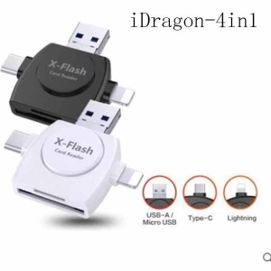 สินค้า iDragon การ์ดรีดเดอร์ 5 in1 OTG card reader,TF,อะแดปเตอร์ การ์ดรีดเดอร์ Usb C adapter USB3.0