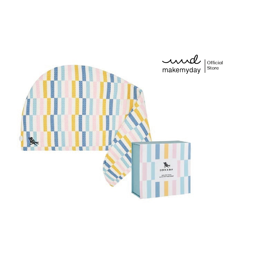 Dock&Bay ผ้าเช็ดผมแห้งไว รุ่น Home สี Boardwalk Parade ราคา 890 บาท*ส่งฟรี